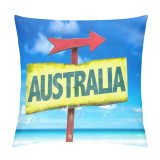 Personality  Australia Text Sign Pillow Covers