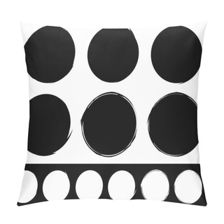 Personality  Set Of Textured And Grungy Elements Pillow Covers