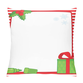 Personality  Christmas Frame Marker Gift A3 Stripes Pillow Covers