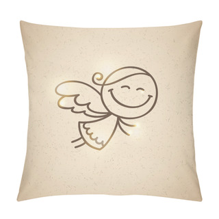 Personality  Christmas Angel Pillow Covers