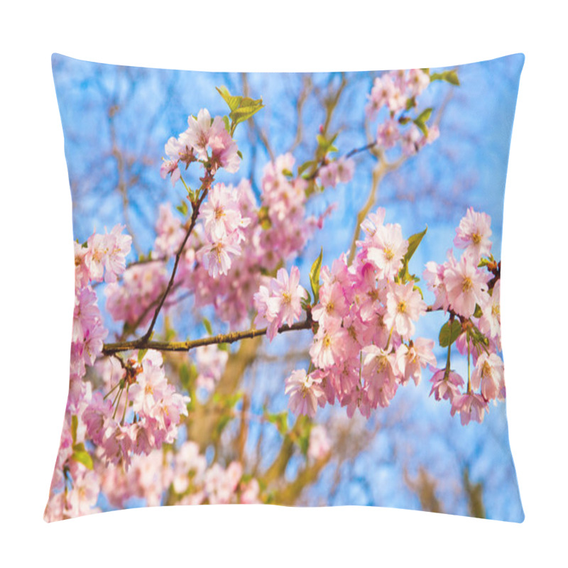 Personality  Sakura Pink Flower Pillow Covers