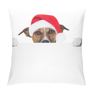 Personality  Christmas Banner Placeholder Dog Pillow Covers
