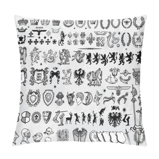 Personality  Heraldic Elements Pillow Covers
