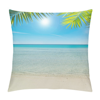 Personality  Beach Under A Shining Sun Pillow Covers