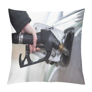 Personality  Car Fueling At The Gas Station Pillow Covers