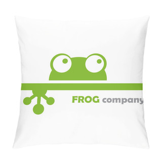 Personality  Vector Sign Frog Company Pillow Covers