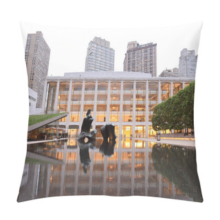 Personality  New York, USA - May 29, 2018: David Geffen Hall (New York Philharmonic). Pillow Covers