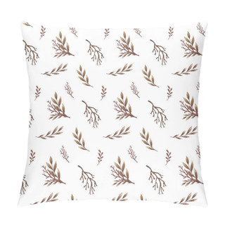 Personality  Watercolor Autumn Forest Element With Nature Elements. Pillow Covers