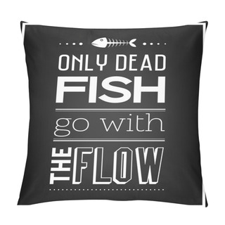 Personality  Quote Typographical Background Pillow Covers
