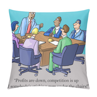 Personality  The Boss Is Angered Pillow Covers
