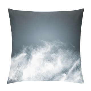 Personality  Abstract Design Of White Powder Snow Cloud Pillow Covers