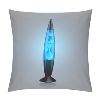 Personality  Vector Blue Lava Lamp Pillow Covers