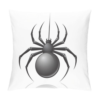 Personality  Black Spider Emblem Pillow Covers