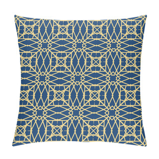 Personality  Ornament Islamic Seamless Pattern. Ramadan Kareem Concept Suitable For Website And Printing Design. Pillow Covers