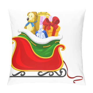 Personality  Santa's Sleigh, Illustration Pillow Covers
