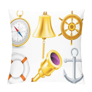 Personality  Nautical Elements Pillow Covers