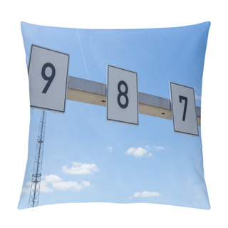 Personality  Number Plates Pillow Covers