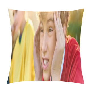 Personality  A Young Man Is Shown Sitting With His Head In His Hands, Looking Overwhelmed And Distressed. Pillow Covers