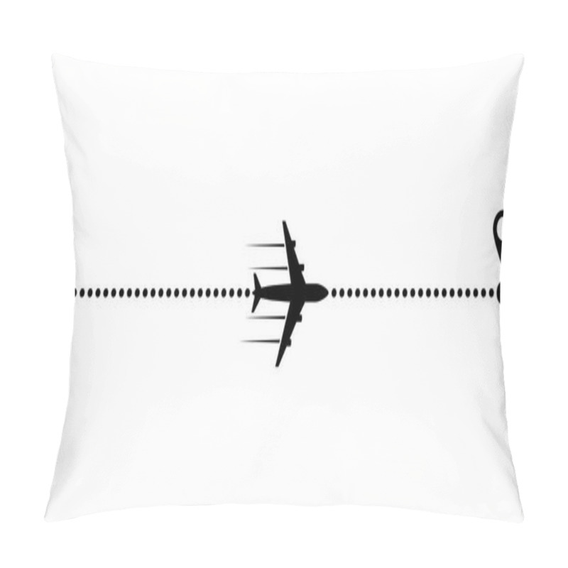 Personality  Plane And Track Pillow Covers