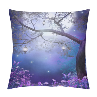 Personality  Purple Meadow Pillow Covers