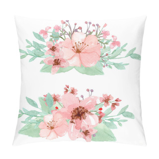 Personality  Flower Watercolor Tracing Decoration Pillow Covers