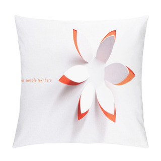 Personality  Greeting Card Whith Paper Flower Pillow Covers