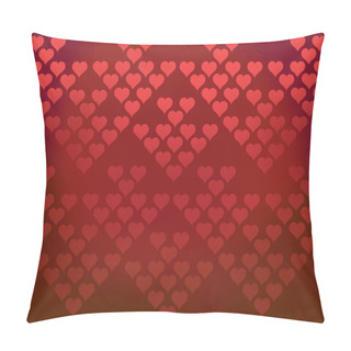 Personality  Red Hearts Patterns Valentines Background Pillow Covers