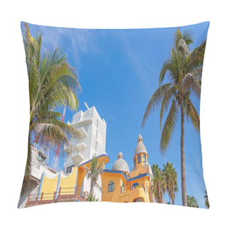 Personality  Scenic Mazatlan Sea Promenade (El Malecon) With Ocean Lookouts And Scenic Landscapes Pillow Covers
