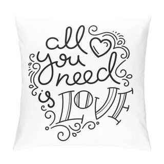 Personality  Hand Drawn Modern Image With Hand-lettering And Decoration Elements. Inspirational Quote. Illustration For Prints On T-shirts And Bags, Posters, Cards. Pillow Covers