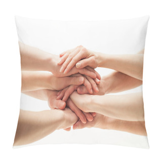 Personality  Hands Group Pillow Covers