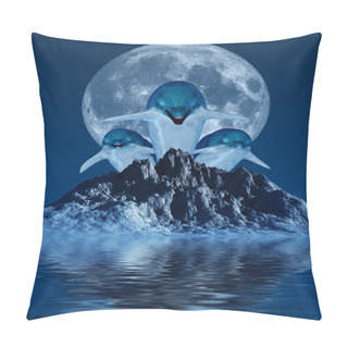 Personality  Dolphins Pillow Covers