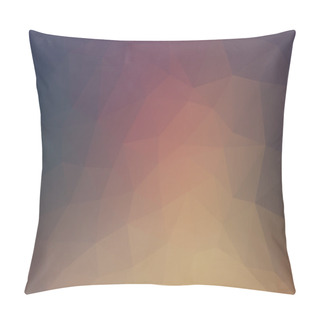 Personality  Abstract 2D Geometric Pastel Brown Background Pillow Covers