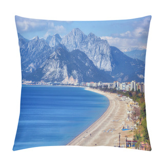 Personality  Konyaalti Beach, Antalya Pillow Covers