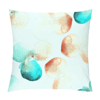 Personality  Circle Geometric Watercolor Pattern. Pillow Covers