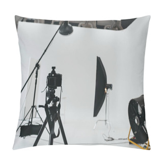Personality  Photo Studio With Lighting Equipment Pillow Covers