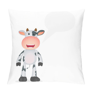 Personality  Funny Cartoon Cow Pillow Covers