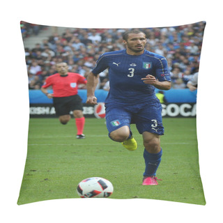 Personality  EURO 2016 IN FRANCE -  MATCH BETWEEN ITALY VS SPAIN Pillow Covers