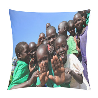 Personality  Village In Eastern Uganda - The Pearl Of Africa Pillow Covers