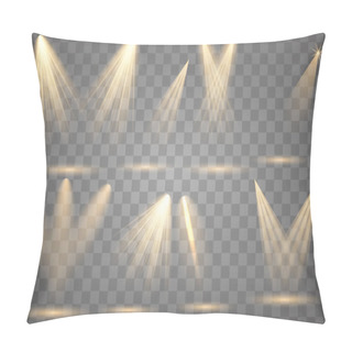 Personality  Bright Lighting With Spotlights. Pillow Covers