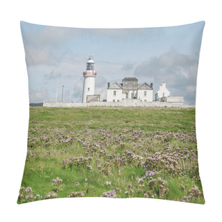 Personality  Lighthouse On A Cliff In Howth, Ireland Pillow Covers