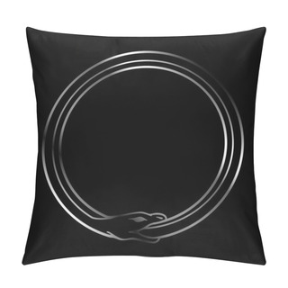 Personality  The Symbol Of Ouroboros Snake Pillow Covers