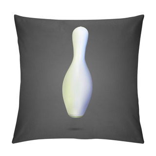 Personality  Bowling Skittle Vector Illustration Pillow Covers