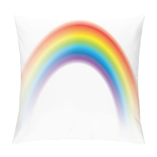 Personality  Vivid Vector Colorful Rainbow Shining Blurred Pillow Covers