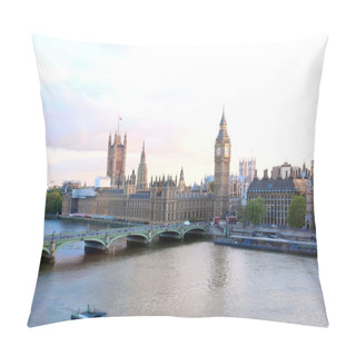 Personality  Fantastic Cityscape, View From London Eye Pillow Covers
