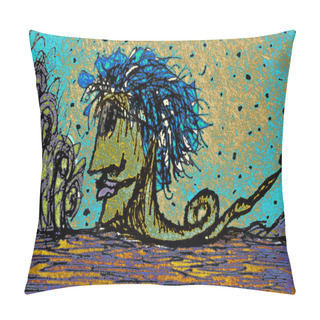 Personality  Fantastic Snail Creature Pillow Covers