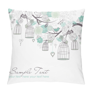Personality  Floral Summer Background. Pillow Covers