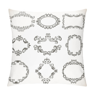 Personality Vintage Frame. Pillow Covers