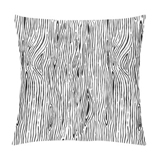 Personality  Background Wood Pattern With Black And White Structure Pillow Covers