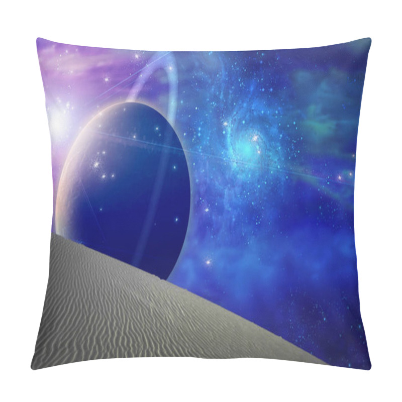 Personality  Cosmic Desert Landscape Background Pillow Covers