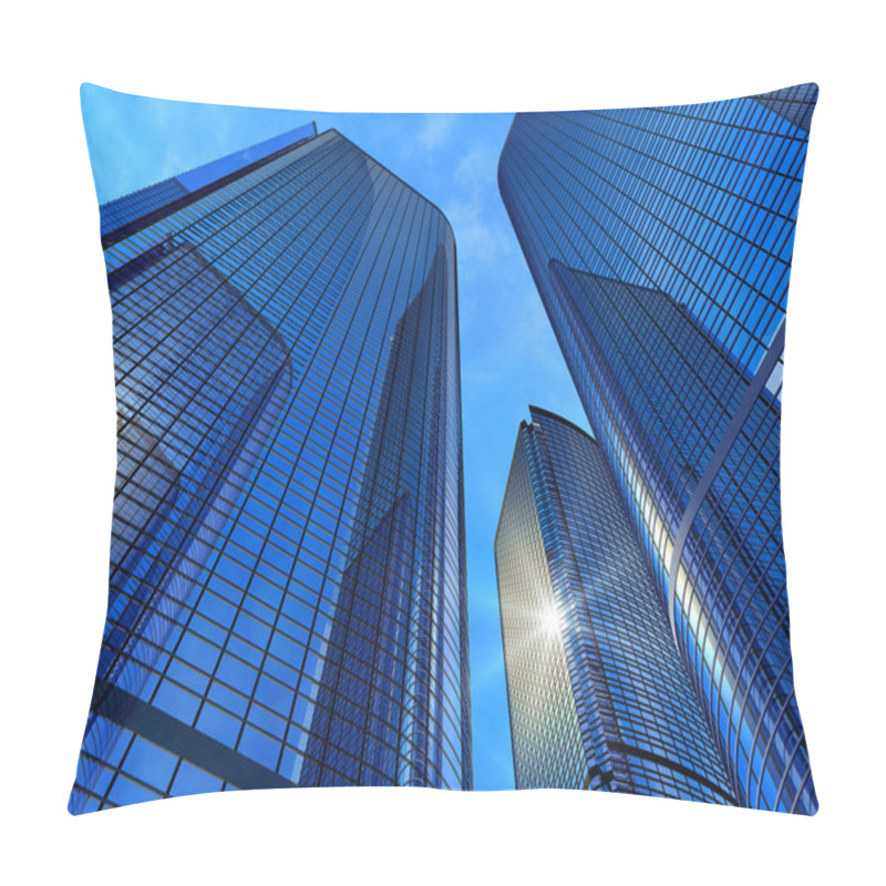 Personality  Modern business buildings pillow covers